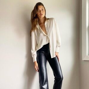 Aritzia Wilfred Louvre Shirt - oversized XS